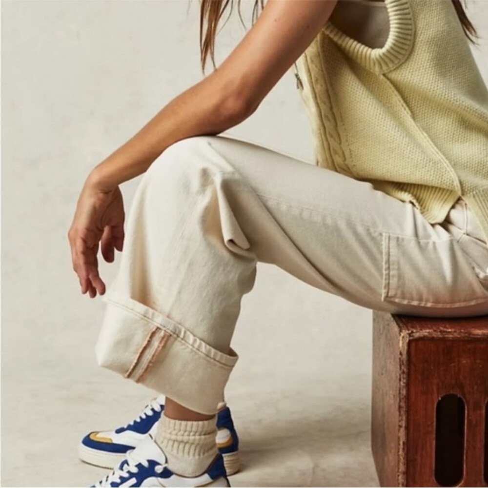 We The Free Tinsley Baggy Mid Rise Straight Denim Jeans - Picture 6 of 12